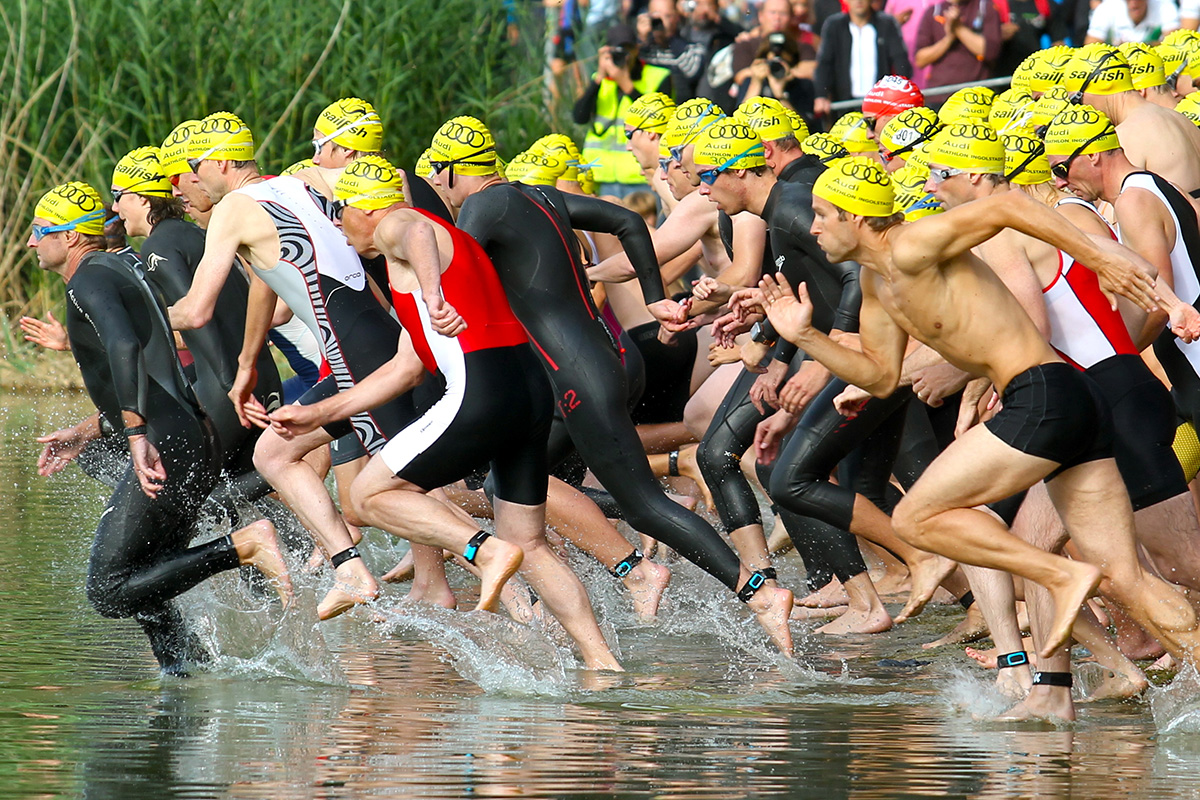 Schwimmstart_Triathlon_Ingolstadt TRIATHLON / DUATHLON