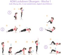 Lockdown Woche 1 ADM Lockdown-Workout – mach mit!
