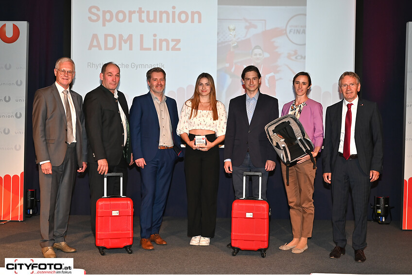 Sportunion OÖ Ehrung der Sieger: Gratulation Lea Robl!